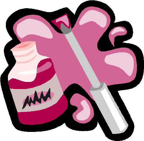 Nail Polish Clip Art - Nail (500x499)