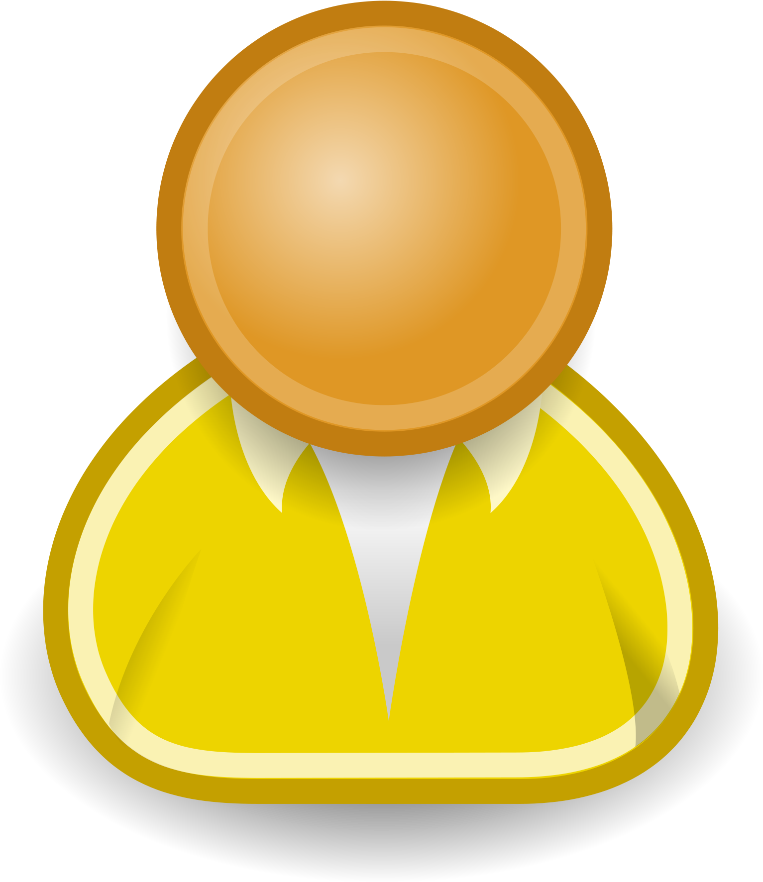 Open - Png Icono Person Yellow (2000x2000)