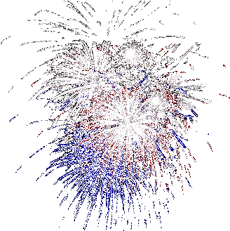 Fireworks Clipart Animated Gif - Fireworks Gif Transparent Background (460x350)