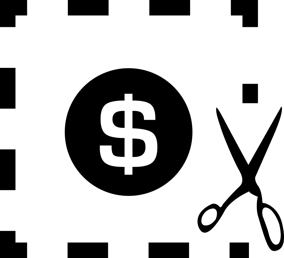 Dollar Money Sign In A Square Of Broken Line With A - United States Dollar (980x890)