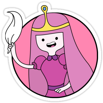 Adventure Time - Princess Bubblegum - Kultrun Mapuche (375x360)