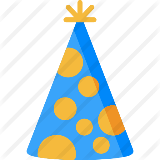 Party Hat - Christmas Tree (512x512)