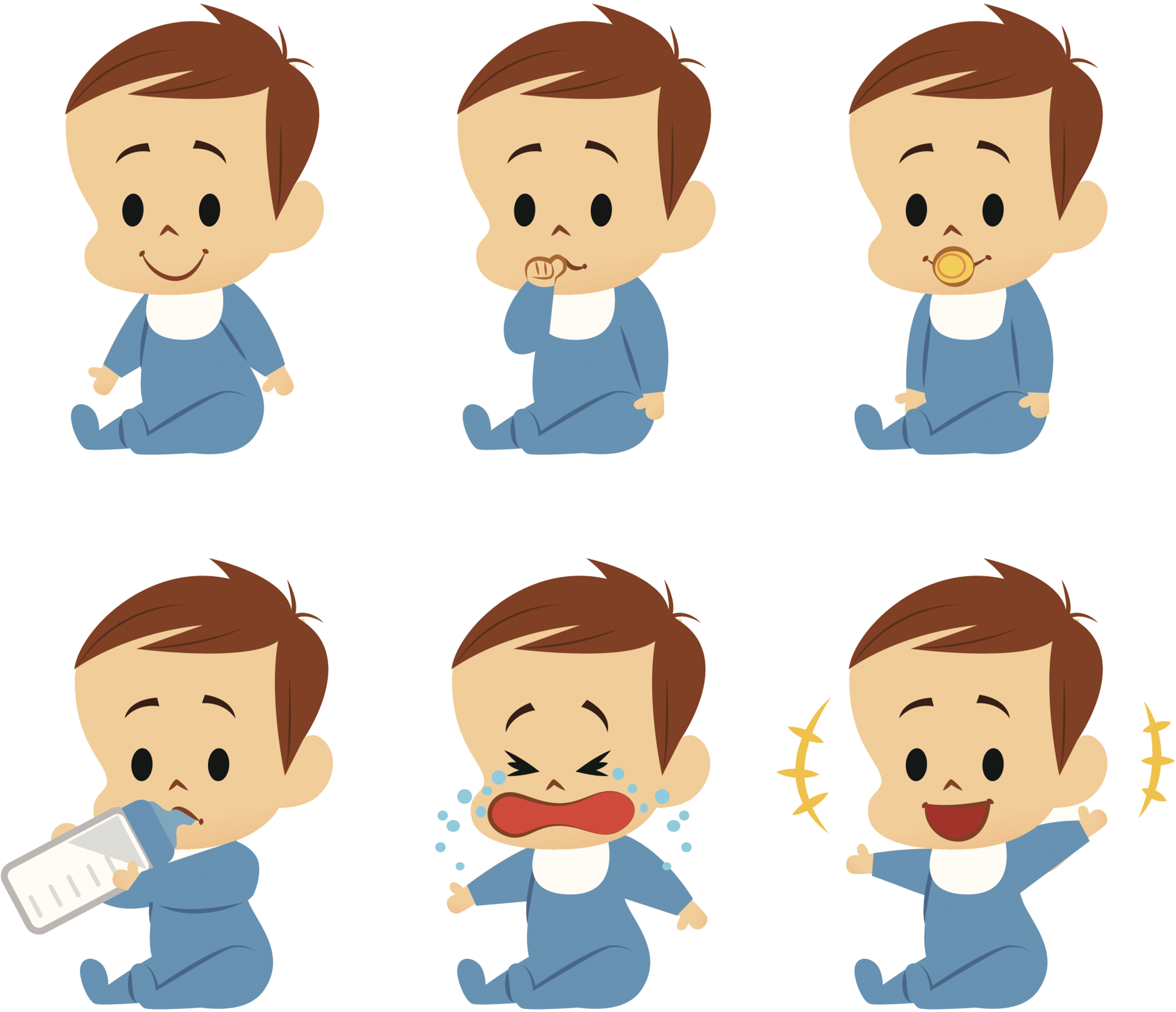 Infant Boy Child Illustration - Hermano Dibujo (2532x2531)