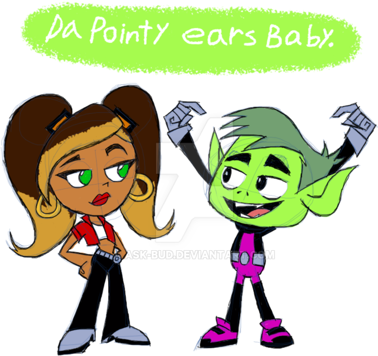 Firanna And Beast Boy By Budtheartguy - Firanna And Beast Boy (894x894)