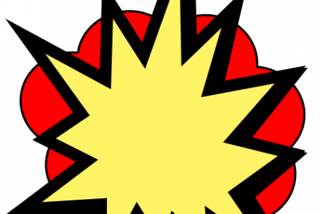 Pin Bam Clip Art - Pow Comic Book Png (450x300)