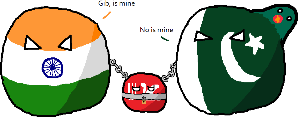 Battle Clipart Ancient War - Pakistan Countryballs (980x447)