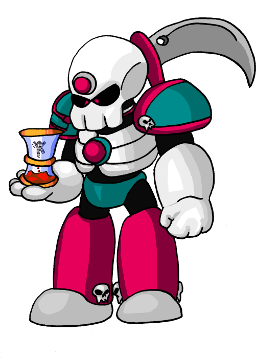 Megaman's Christmas Carol - Cartoon (536x711)
