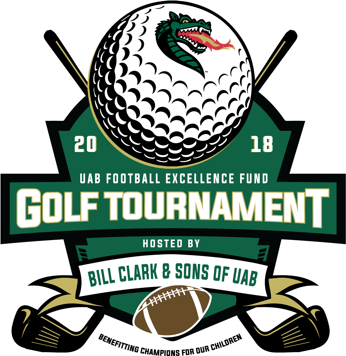 2018 Bill Clark Excellence Foundation Golf Tournament - Golf Tournament Logo Png (1500x1500)
