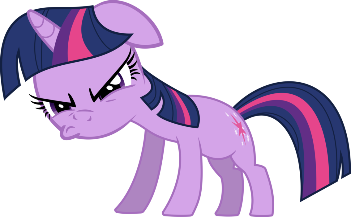 Twilight's War Face By Mehoep - Cartoon (1135x704)