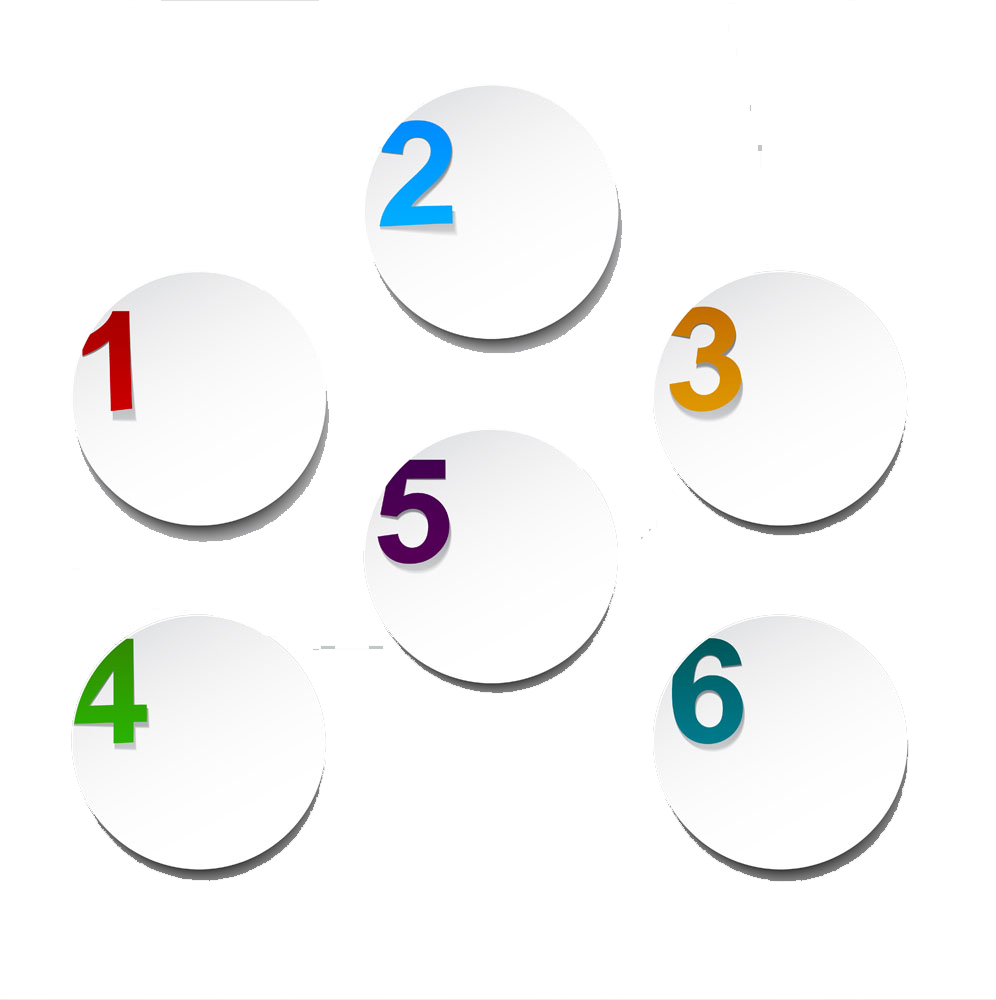 Circle Paper - Circled Numbers - Circle (996x1000)