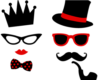 Photobooth-props - Property Photo Booth Png (460x340)