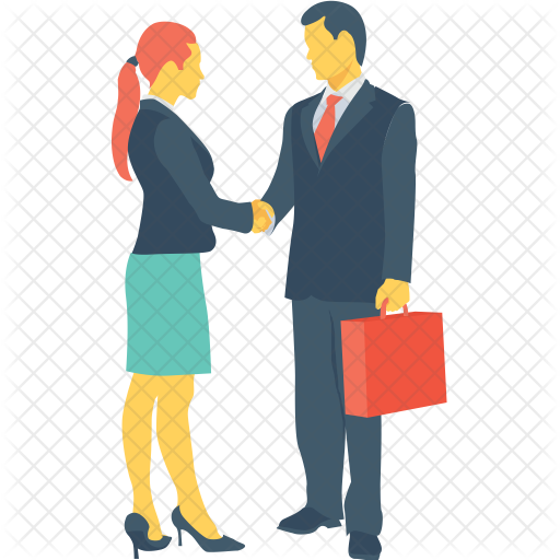 Shake Hand Icon - Meeting Client Png (512x512)