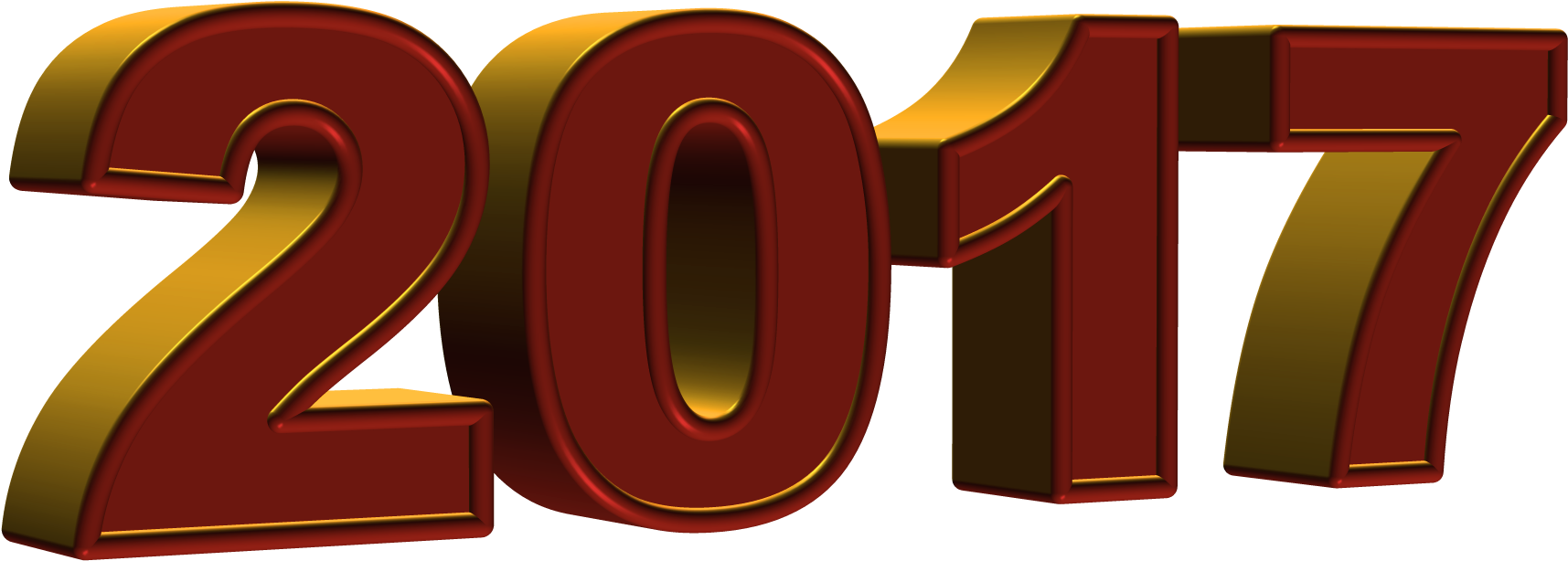 2017 3d Png Transparent Clip Art Image - 2017 3d Png Transparent Clip Art Image (1764x672)