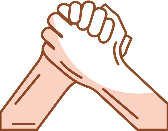 Handshake Isolated Icon - Illustration (550x550)