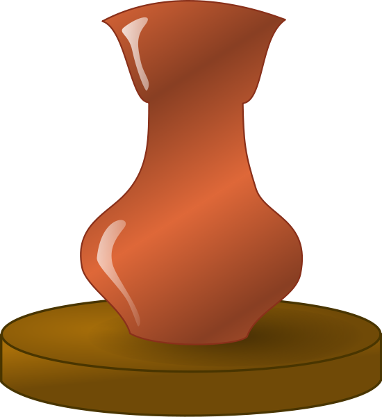Pottery Png Images - Ceramic Pot Clip Art (550x600)