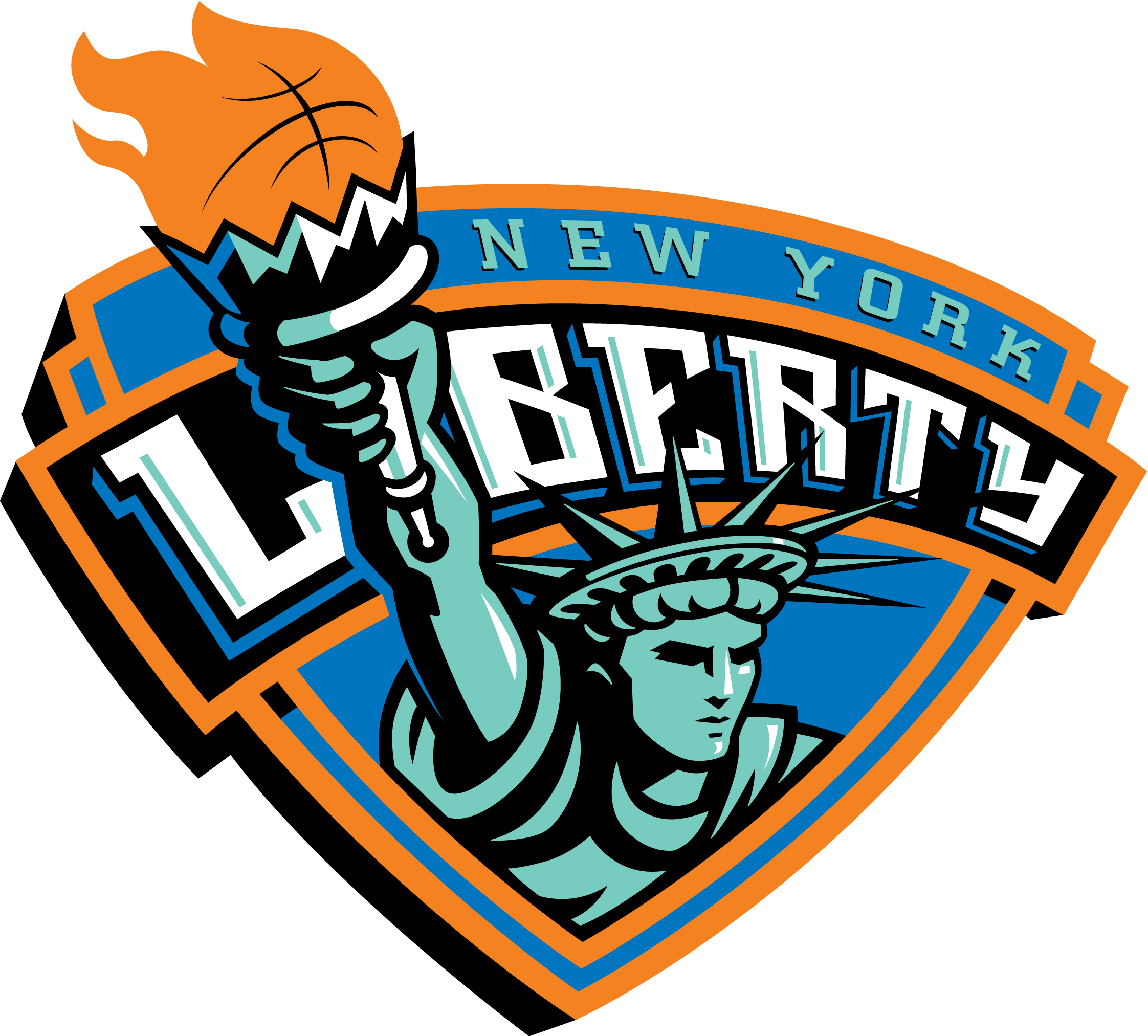 Nyl Logo - New York Liberty Logo (2244x2025)