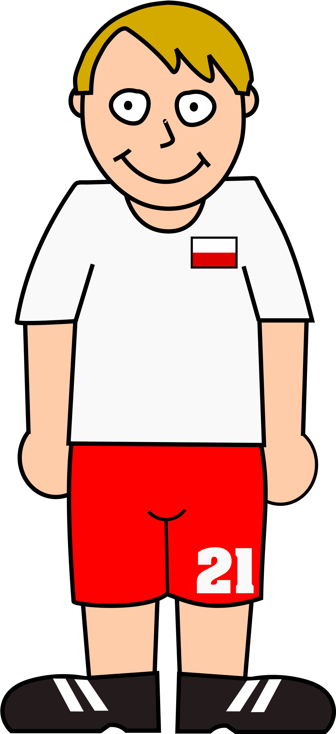 Big Image - World Cup Soccer Player Clipart Png (1090x2400)