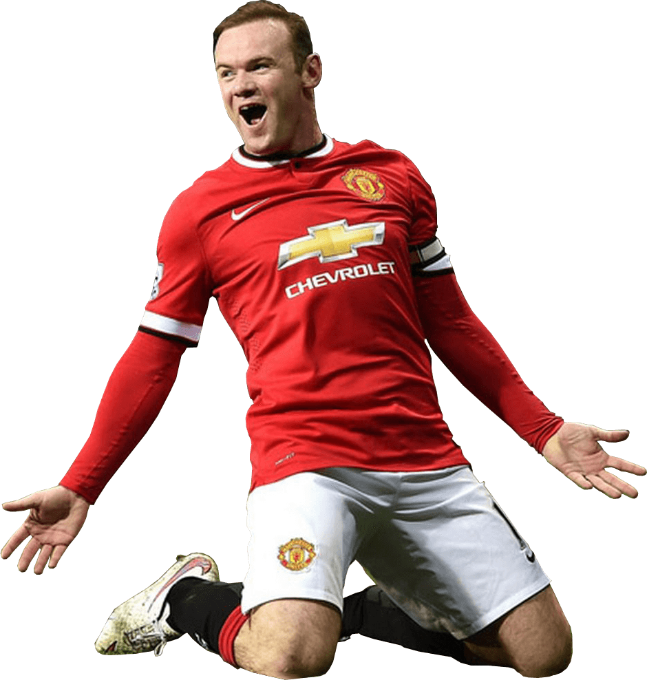 Manchester United Logo Clipart Rooney - Manchester United Players Png (940x988)