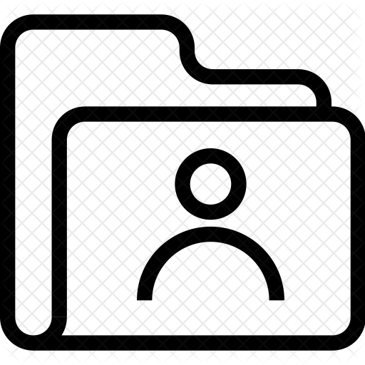 User Folder Data Collection Organize Icon - Data Collection Icon (512x512)