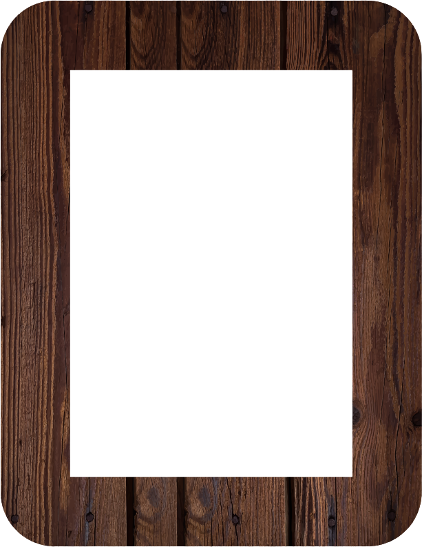 Medium Image - Wooden Frame Clipart (613x794)
