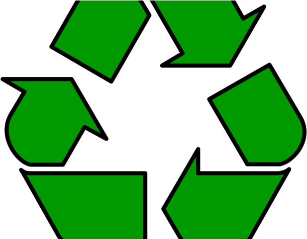 Plastic Clipart Recycling Plastic - Recycle Symbol (640x480)