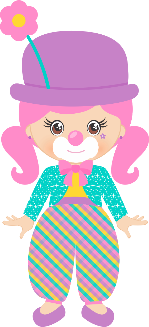 Imagen Relacionada Kermesse Pinterest Clip Art, Dolls - Palhacinha Cute Png (568x1246)
