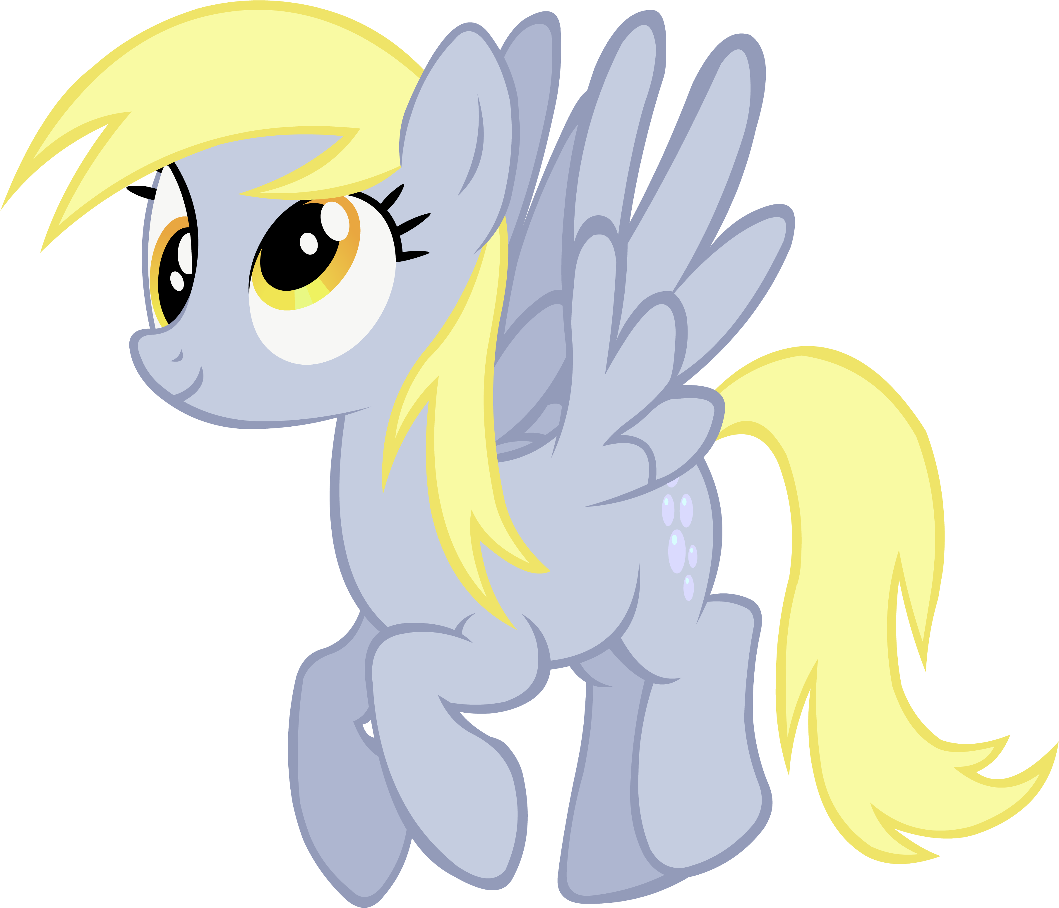 Donkey Clipart Derpy - My Little Pony Derpy (3618x3105)