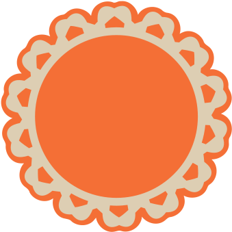 Doily Frame - Mandala (349x349)