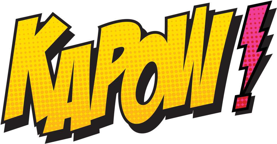 Ka Pow Png Download - Graphic Design (1024x573)