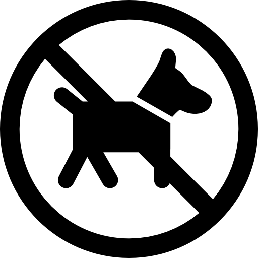 No Pets Free Icon - Google Map Current Location Icon (512x512)