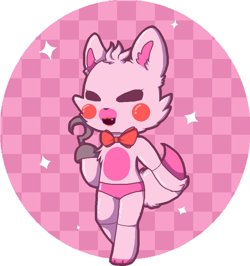 Doll Sticker - Mangle Kawaii Gif (1183x971)