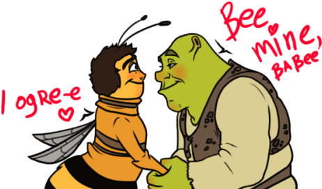 Barry Bee Movie Clipart - Shrek X Barry Benson (500x272)