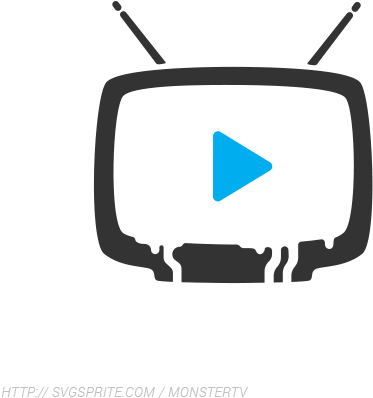 Example Of Vector Animated Graphics - Television Set (512x512)