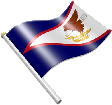 American Samoa Flag Clipart Icon - Flag (400x374)