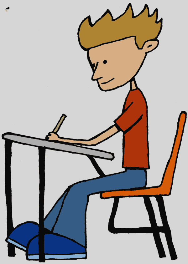 College Student Studying Clipart Good Pupil Clip Art - Student Clip Art (600x844)