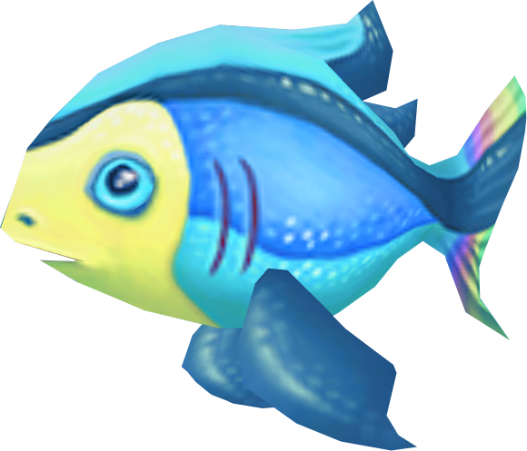 Rainbow Fish - Imagen Rainbow Fish Png (580x497)