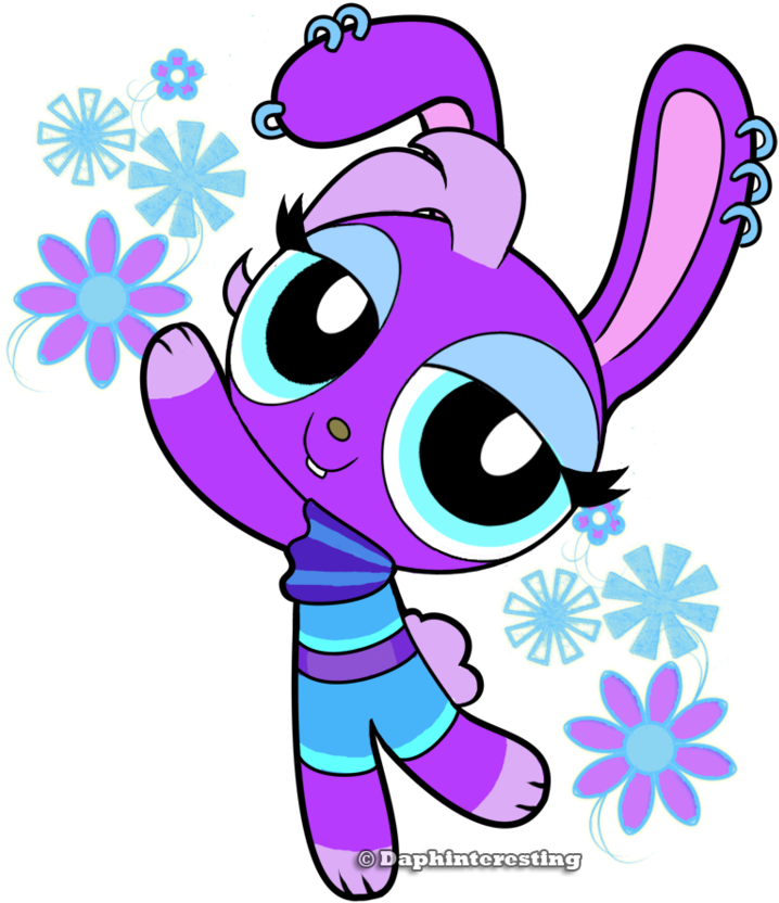 Powerpuff Florita Bunny By Daphinteresting - Powerpuff Girls Bunny Png (843x947)