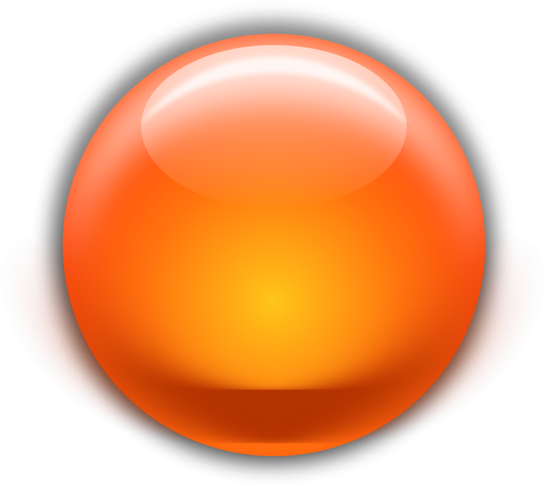 Star Jewel" Stickers By Nyaph - Orange Glossy Button (800x750)
