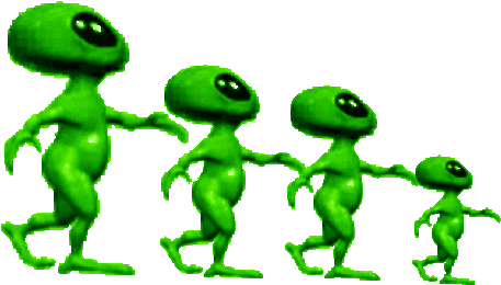 Ayy Lmao Alien" Art Prints By Finnrns - Alien Transparent Gif (500x304)
