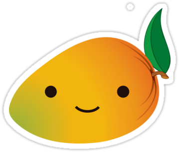 Amazing Small And Cute Baby Photos Cute Kawaii Mango - Mango Png (375x360)