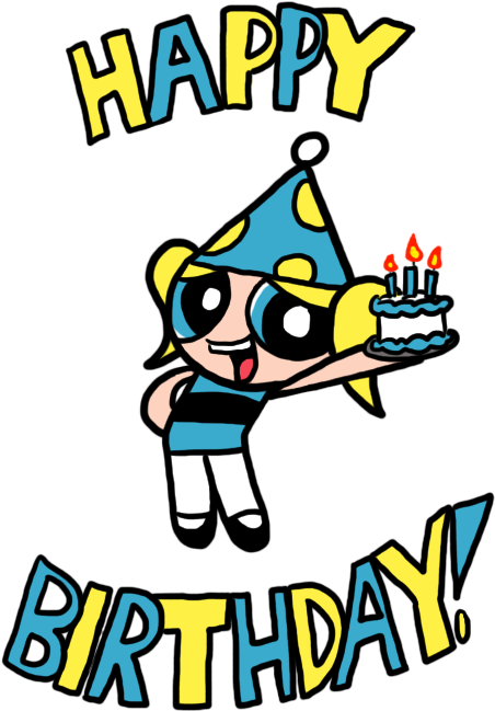 Happy Birthday Bubbles Powerpuff (624x758)