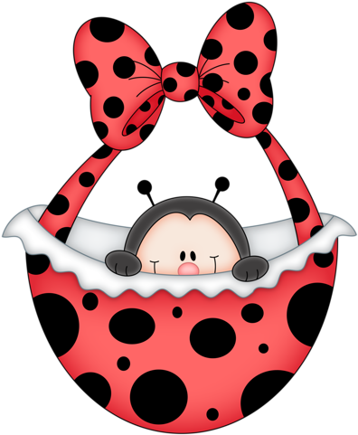 Baby Ladybug - Convite Para Cha De Bebe Joaninha (500x500)