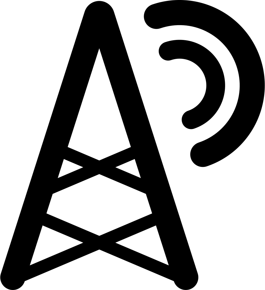 Radio Tower Comments - Icon (898x980)