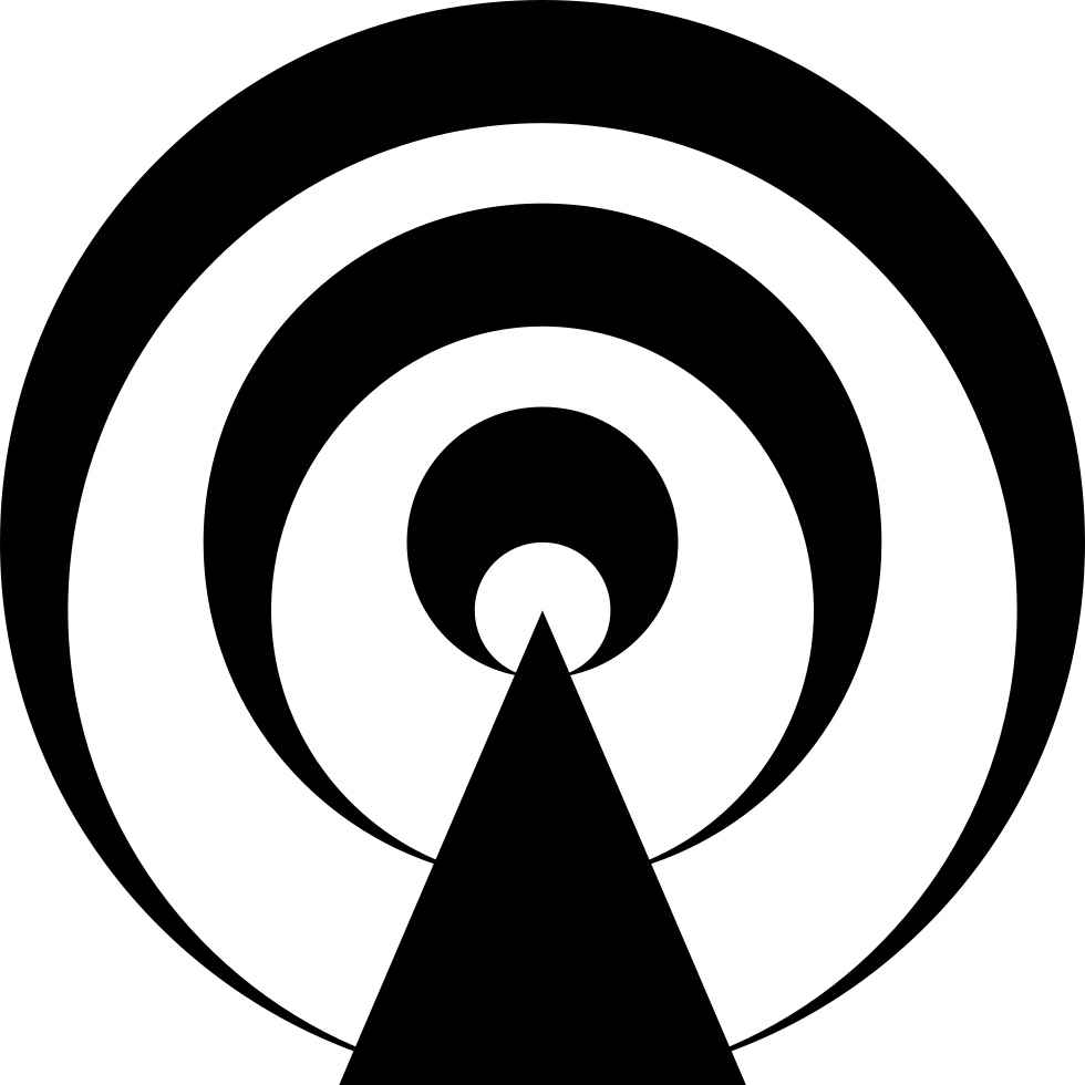 Podcast Broadcast Live Radio Feed Comments - Podcast Icon (980x980)