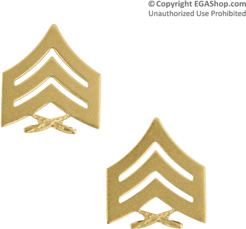 United States Marine Corps Usmc Chevron Satin Gold - Emblem (600x600)
