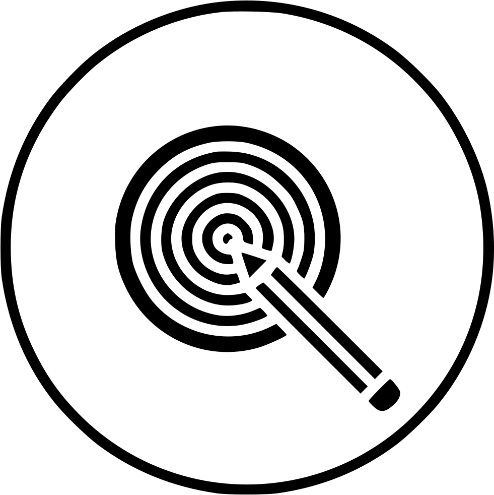 Pencil Dart Board Idea Goal Target Bullseye Comments - Bullseye (981x982)