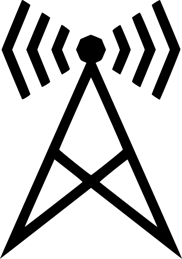 Wifi Station Radio Podcast Communication Comments - Transparent Background Pentagram Icon (690x980)
