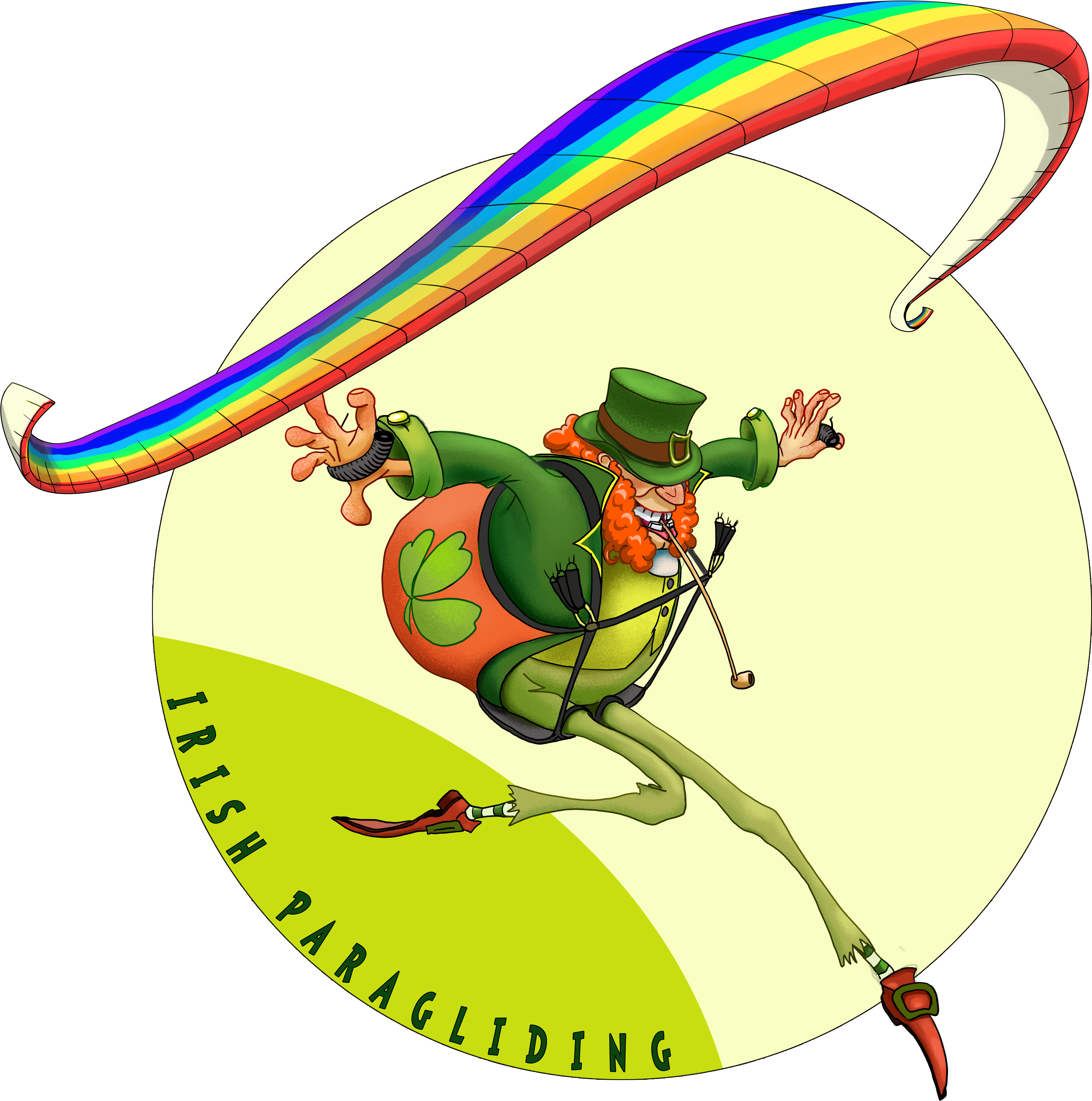 Paragliding Leprechaun - Leprechaun (4383x4714)