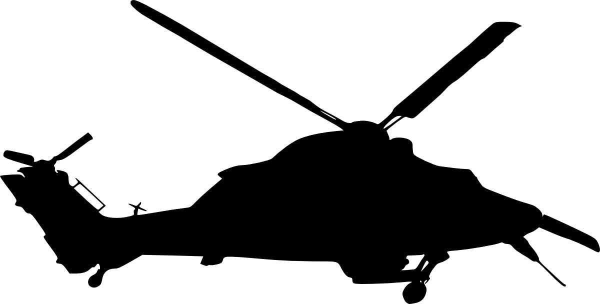 Free Download - Blackhawk Helicopter Silhouette Transparent (1200x608)