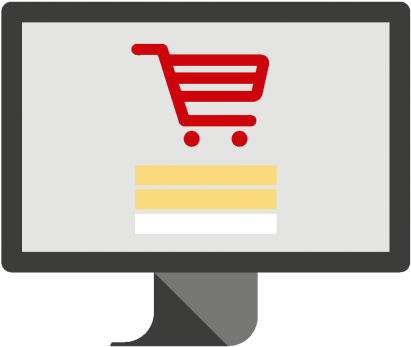 Shopping Cart On Computer Screen - Montale Ritorna Tra Gli Amici - Eugenio Montale (644x362)